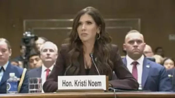 【速報】トランプ大統領がノーム国土安全保障長官の交代発表　事実上の更迭人事　移民当局の市民射殺事件への対応など問題視　第2次政権での閣僚交代は初