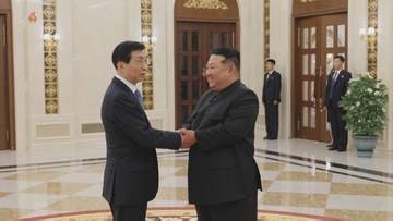 北朝鮮の金正恩総書記が中国共産党序列4位と会談　両国関係の強化を確認　高官の往来活発に