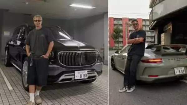 【 ユージ 】マイバッハ、ポルシェ、Gクラス、ベントレー…ナンバー「8」でそろえた華麗なる愛車の写真を公開　フォロワー「スゴいクルマばかりだ」