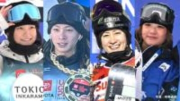 平野歩夢 2大会連続金へ 冬季女子史上最多タイ7大会連続出場 42歳竹内智香 最年少は16歳工藤璃星・清水さら【スノーボード代表】