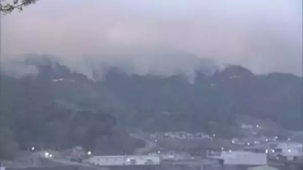 岩手・大槌町の山林火災 およそ155ヘクタールが焼失　自衛隊ヘリや消防隊員などが消火活動　総務省消防庁