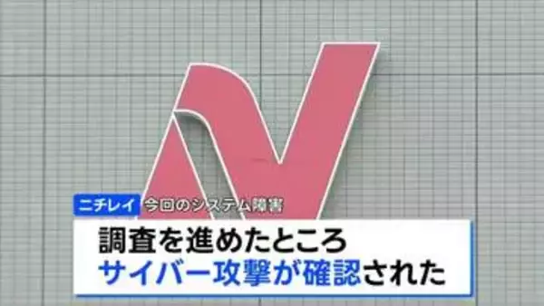 ニチレイ “サイバー攻撃”を確認 個人情報漏えいの可能性も　影響受けた冷凍食品の出荷などは17日から順次再開へ