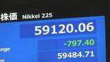 「日経平均株価 一時700円以上の値下がり 原油高が企業業績圧迫との懸念　円安・債券安も進む」の画像1