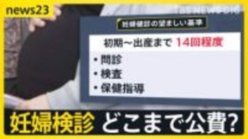 「無料だと思ってた」妊婦健診「標準額」設定へ…全国では負担額に“1万円以上”の差も　妊婦の経済的負担減らすには？【news23】