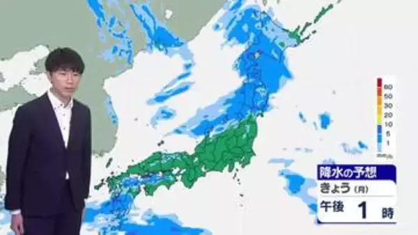 関東は日中曇り空も夜から再び降り出す雨に注意　北日本は一日雨で北海道は激しい雷雨も　西日本も午後は傘の出番に