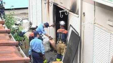 横浜市鶴見区のアパートで火事　1人死亡　この部屋に住む70代男性と連絡取れず