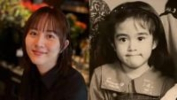 【 比嘉愛未 】　5歳当時の“おめめパッチリ”な幼少期ショット公開「そりゃあっと言う間」と月日の流れに驚き