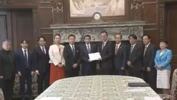 参院・野党の国対委員長らが議長に予算案の充実審議申し入れ