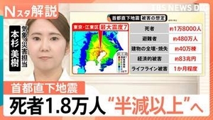 首都直下地震の死者想定「1.8万人」を“半減以上”へ　死者の7割占める火災防ぐ「感震ブレーカー」とは【Nスタ解説】