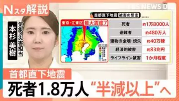 首都直下地震の死者想定「1.8万人」を“半減以上”へ　死者の7割占める火災防ぐ「感震ブレーカー」とは【Nスタ解説】