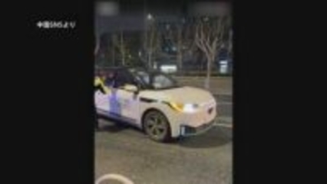 中国　多数の自動運転タクシーが突然停止　現場では渋滞も…システムの故障が原因か