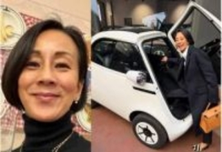 【 中村江里子 】 「超小型EV」に試乗　「BMWのバブルカーと呼ばれていた超小型自動車のレトロな魅力を再現して作られた車」