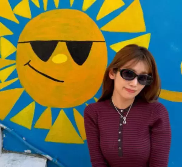 【 中川安奈 】 「サングラスをかけた太陽！！」「小さい頃から大好きな組み合わせ」　沖縄でのオフショット公開　「巨人キャンプ前後に友人たちと合流して観光」