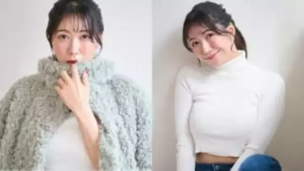 【 穂川果音 】肩出し封印で「寒さえぐいです！」「アウターや重ね着で寒さ対策」でもお腹チラリ