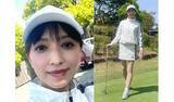 「【 望月理恵 】 「ゴルフに快適な季節がやってきました♪」　笑顔ショット公開　「色黒&焼けやすい私に　良い紫外線対策教えてください」」の画像1