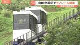 「“最後の復興事業”宮城･気仙沼市でモノレールが開業　東日本大震災の被災地　山頂へ向かう観光客で賑わい　市が22億8000万円かけて整備」の画像1