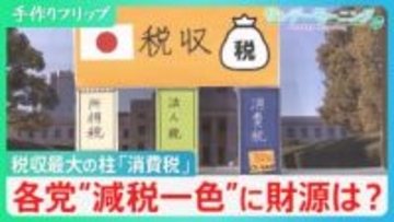 投開票日まで1週間　税収最大の柱「消費税」与野党とも「減税」で争点見えにくい衆議院選挙　財源議論は？　経済界からは“クギ”さす声も…【サンデーモーニング】