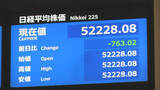 「【速報】日経平均株価 一時700円以上の値下がり」の画像1