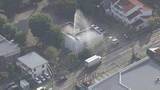 「団地内の水道管が破損　水が高さ“約10m”噴き出し続ける　神奈川県相模原市」の画像1