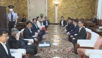 衆参の野党が会談　与党提出の定数削減と副首都法案の撤回求める