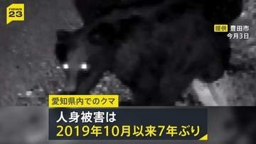 玄関先にクマ…59歳の男性が襲われ“眼球破裂”の大けが 愛知県内で7年ぶりの人身被害　周辺の栗の木に爪痕　豊田市