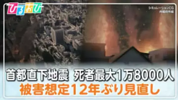 「首都直下地震」新たな被害想定は死者1万8千人　死因の7割「火災」を防ぐには【ひるおび】