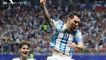 メッシ、劇的同点弾で今大会8得点目！得点王へ一歩リード　W杯通算ゴール「21」で単独トップ【北中米W杯】