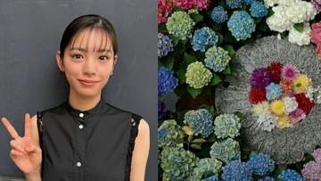 【 當真あみ 】〝紫陽花を見てきました！〟舞台「ハムレット」休演日にリフレッシュ　美麗な撮影に「あみちゃんの撮る写真素敵すぎる」