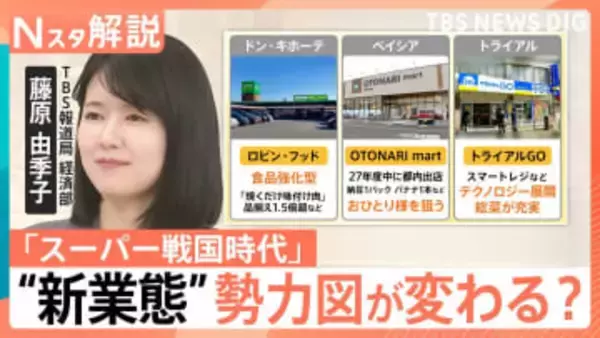 ドン・キホーテ新業態「ロビン・フッド」も参戦　スーパー戦国時代の背景にかつての“王者たち”の苦境と業態転換【Nスタ解説】