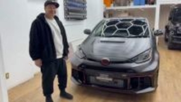 【 チョコプラ・長田庄平 】　自身7台目の愛車「GRヤリス」納車を報告　マットブラックのフルラッピング　「めちゃくちゃかっこいい」と大興奮