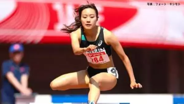 女子400mハードル 青木穂花 55秒92で初V、アジア大会代表に内定 母親も広島大会出場 親子2代で代表へ【陸上・日本選手権】
