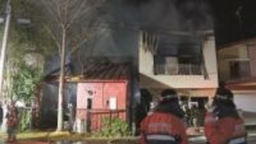 宇都宮市で火事 1人死亡　火元の家の住人とみられる高齢男性と連絡取れず