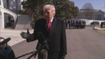 トランプ大統領「間もなく出発する予定だ」　中東に追加派遣の空母　イランへの圧力強化で