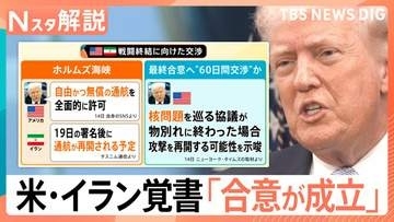 アメリカ・イラン覚書で「合意が成立」背景は？「核開発問題」や「ホルムズ海峡の“開放”」どうなる【Nスタ解説】