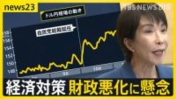 高市政権初の経済対策21.3兆円規模に　物価高対策が柱の一方…円安進行でさらに物価高の恐れ　消費者物価指数は50か月連続上昇【news23】