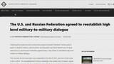 「アメリカ・ロシア 高官級の軍事対話を再開で合意　21年秋から中断」の画像1