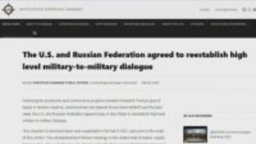 アメリカ・ロシア 高官級の軍事対話を再開で合意　21年秋から中断