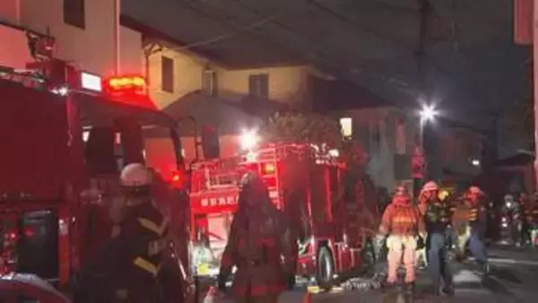東京・杉並区下井草の住宅で火事 女性1人死亡 警視庁