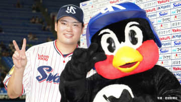 ホワイトソックス入りの村上宗隆「死に物狂いで頑張ります」つば九郎へは「今後も見守っていてね！」とメッセージ
