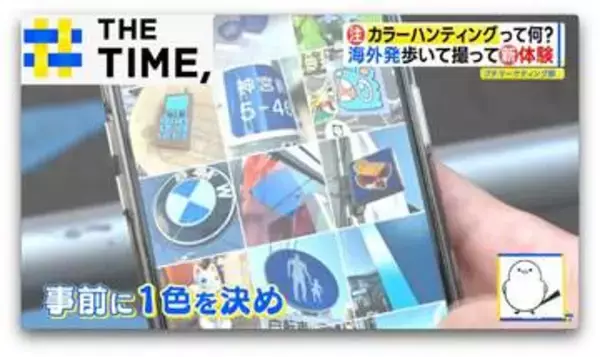 SNSで急増！歩いて撮る「カラーハンティング」とは？【THE TIME,】