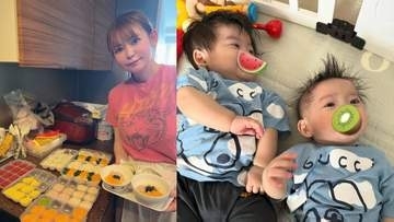 【 中川翔子 】　離乳食ストック作りに奮闘　双子の「GUCCIのTシャツ」姿や　自家製カレーのレシピも公開