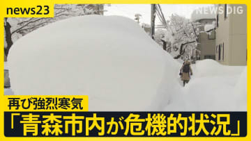 また寒気、都心でも雪が…青森では「災害救助法」適用【news23】