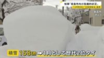 また寒気、都心でも雪が…青森では「災害救助法」適用【news23】