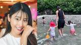 「【 岡副麻希 】　ママ友と地元・御殿場での “水遊び” を満喫「日々ママ友からの学びで私は生きている！」　大はしゃぎの2歳2か月の娘ショット公開」の画像1