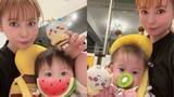「【 中川翔子 】双子「ちいかわとハチワレっぽい」　2人でハイハイ大行進　ご飯＆離乳食〝こさえがストレス発散〟」の画像1