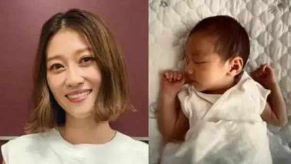 【第一子出産・原幹恵】赤ちゃんの寝顔を公開「小さな命はとても愛おしく」 ファンから祝福続々