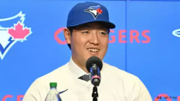 ブルージェイズ・岡本和真が入団会見、決め手は「娘に30球団のロゴを見せた時に･･･」WBCは「僕の意思としては出たい」