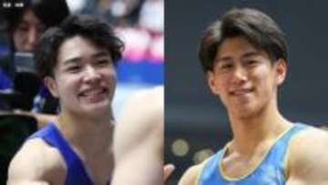 パリ金・岡慎之助が逆転Vで3連覇 ！ 東京金の橋本大輝に競り勝つ　世界選手権＆アジア大会代表に決定【体操・NHK杯】
