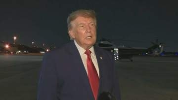 トランプ大統領「法律は厳格だ」 3期目の出馬に否定的な見解