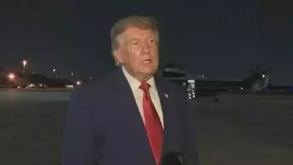トランプ大統領「法律は厳格だ」 3期目の出馬に否定的な見解